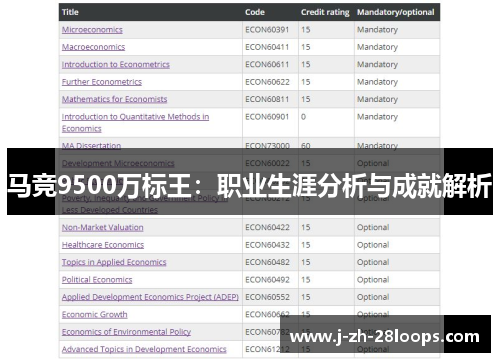 马竞9500万标王：职业生涯分析与成就解析